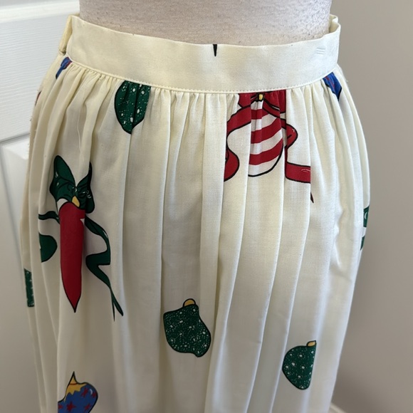That’s Me! vintage long pleated Christmas skirt, size 11/12 - Picture 4 of 13